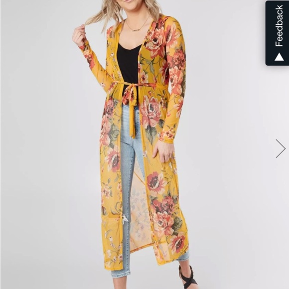 Daytrip Floral Duster Kimono - Picture 2 of 11